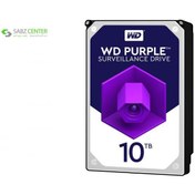 تصویر هارد دیسک اینترنال وسترن دیجیتال سری بنفش ظرفیت 10 ترابایت غیراصل ا Western Digital Purple Internal Hard Drive 10TB Western Digital Purple Internal Hard Drive 10TB