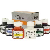 تصویر رنگ ویترای متالیک 40 میل وستا 