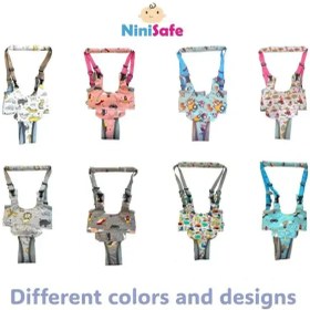 تصویر کمربند کمک آموزشی راه رفتن نوزاد طرح دار 