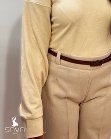 تصویر شلوار فوتر کرم - M 