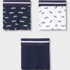 تصویر باکسر پسرانه مانگو کیدز کشسان طرح دار | MANGO Kids 47024762 