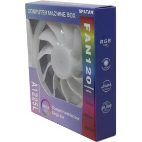 تصویر فن کیس RGB سایز ۱۲ مدل ۱ 