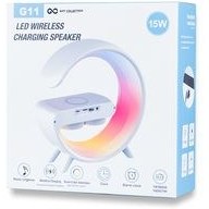 تصویر اسپیکر و شارژر بی سیم مدل G11 G11LED Wireless Charger Speaker