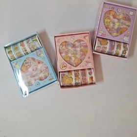 تصویر ست چسب واشی و برچسب فضانورد TK08 