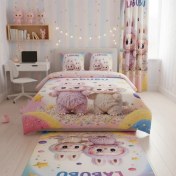 تصویر ست (روتختی، فرشینه، پرده) با طرح لابوبو 