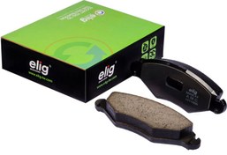 تصویر لنت ترمز جلو سرامیکی پژو 206 تیپ 1/2/3 الیگ – Elig ( اصلی) Elig Peugeot 206 Front Brake pads