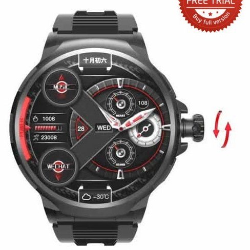 ساعت هوشمند GT100 صفحه گرد سیم کارت خور با GPS
