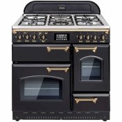 تصویر اجاق گاز تاکنوگاز مدل FALCON 5B-BS ۵ شعله رویه استیل مشکی 