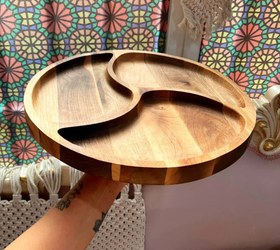 تصویر سینی مزه طرح 3 تیکه سینی مزه زیبا شیک