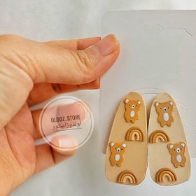 تصویر ست گیره موی تدی دوتایی 