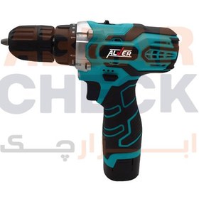 تصویر دریل پیچ گوشتی چکشی شارژی AV-2014 آلور (14 ولت) Cordless hammer screwdriver drill AV-2014 alver