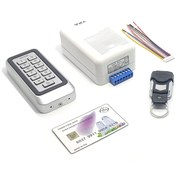 تصویر دربازکن کارتی رمزی وریموتی فلزی ضد آب 220 ولت MF8 