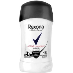 تصویر مام رکسونا صابونی مردانه زنانه اکتیو پروتکشن اینویزیبل. 40 میل اورجینال Rexona Stick ACTIVE protection invisible MotionSense 40ml