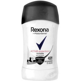 تصویر مام رکسونا صابونی مردانه زنانه اکتیو پروتکشن اینویزیبل. 40 میل اورجینال Rexona Stick ACTIVE protection invisible MotionSense 40ml