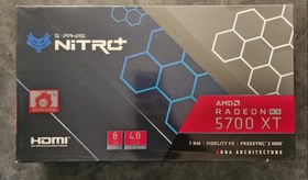 تصویر کارت گرافیک استوک گیمینگ NITRO+ RX 5700 XT ظرفیت 8 گیگابایت SAPPHIRE NITRO+ RX 5700 XT 8GB GDDR6