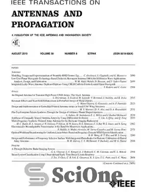 خرید و قیمت دانلود کتاب IEEE Transactions On Antennas And Propagation ...