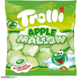 تصویر مارشمالو ترولی طعم سیب 150 گرم Trolli Apple Mallow 