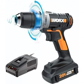 تصویر دریل شارژی ورکس 800 دور در دقیقه Worx WX178.9 Worx WX178.9 Rechargable Drill 800rpm