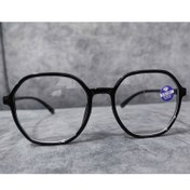 تصویر فریم عینک طبی مدل مربعی شفاف کد 040 