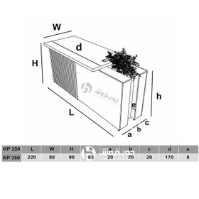تصویر میز پیشخوان مدل kp350 