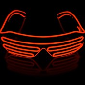 تصویر عینک LED زبرا تک ریسه ای 