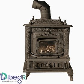 تصویر بخاری چدن کد 303 