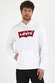 تصویر سویشرت مردانه لیوایز اورجینال Levi's 756390044-BEYAZ 