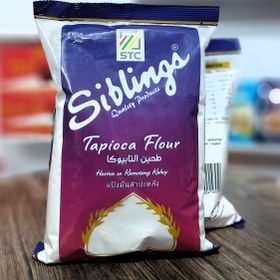 تصویر آرد تاپیوکا (آرد نشاسته ساگو) مخصوص بابل تی 500 گرمی Siblings Tapioca Flour 