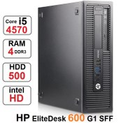 تصویر مینی کیس HP ProDesk 600G1 SFF Core i5-4570 