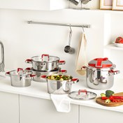 تصویر سرویس جهیزیه استیل 16 پارچه کاراجا Merlot ارسال 7 روز کاری