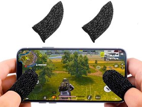 تصویر دستکش انگشتی بازی موبایل Mobile Gaming Finger Sleeve