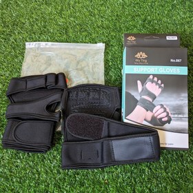 تصویر دستکش بدنسازی مردانه مدل کراس فیت Gym gloves