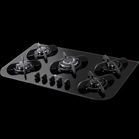 تصویر اجاق گاز شیشه ای ۵ شعله درسا مدل ثمین DG2108-5M Dorsa Glass Hob Model Samin