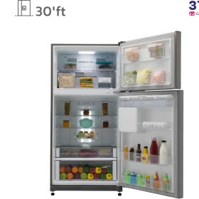 تصویر یخچال فریزر بالا اسنوا 27 فوت مدل STDi-L300 Snowa freezer and refrigerator model STDi-L300