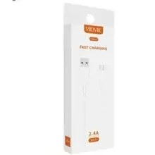 تصویر کابل شارژ پاوربانک لایتنینگ ویدوی مدل CB-440i به طول 2۰ سانتی متر 