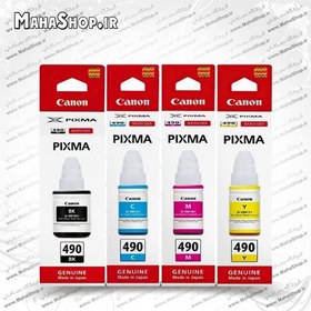 تصویر جوهر GL490 اصلی Canon Canon Ink orginal GI-490 Dyeink 70ml Pack