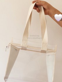 تصویر کیف شفاف 0011 "مژان" Transparent bag 0011 mozhan