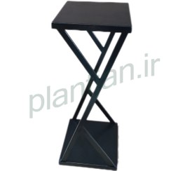 تصویر استند گل یا پایه گلدان طرح Z سایز متوسط 