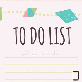 تصویر تابلو وایت برد شیشه ای برنامه ریزی ( TO DO LIST ) مدل N-97410 