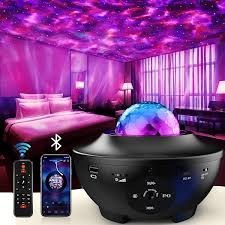 تصویر چراغ خواب کهکشانی مدل Starry projector light