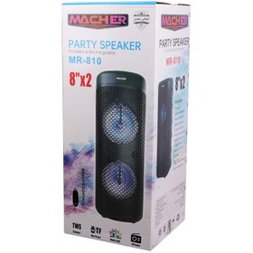 تصویر اسپیکر بلوتوثی قابل حمل مچر مدل MR-810 MACHER MR-810 WIRELESS SPEAKER