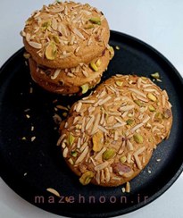 تصویر شیرینی قرابیه بادام سنتی تبریز 