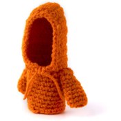 تصویر لباس بافتنی چراغک رنگ نارنجی 