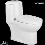 تصویر توالت فرنگی مروارید مدل ورونا Verona-morvarid-toilet