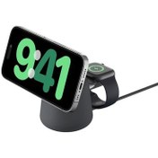 تصویر پایه شارژ وایرلس بلکین مدل Belkin BoostCharge Pro 2-in-1 