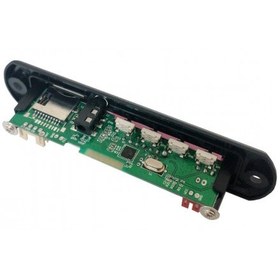 تصویر پخش کننده بلوتوثی 12V - پنلی MP3 پشتیبانی از MicroSD و USB با ریموت کنترل 