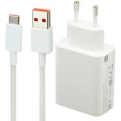 تصویر شارژر شیائومی توان 33 وات دو پین همراه کابل Charger Xiaomi 33W Dual Pin with Cable