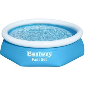 تصویر استخر پیش ساخته ایزی ست 66*244 با پمپ تصفیه فیلتری Bestway 57450