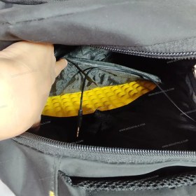 تصویر کوله مشکی کت گلدوزی CAT 