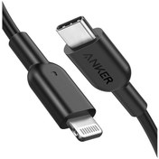 تصویر کابل انکر Anker 321 USB-C to Lightning طول 180 سانتی متر مدل A8633 